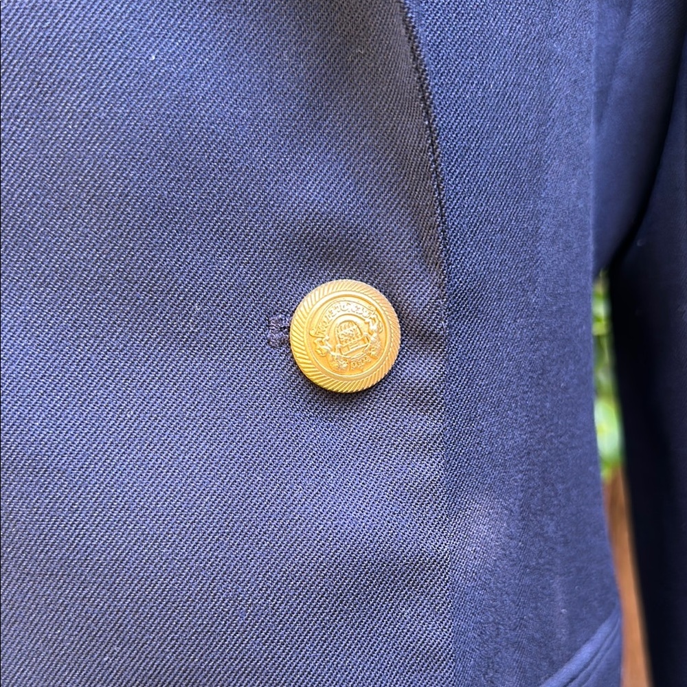 Pendleton Navy Double-Breasted Blazer With Gold B… - image 2